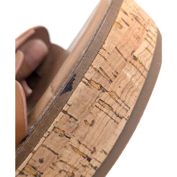 Nordstrom Rack Pennie Braided Platform Sandal Women's Brown Size US10M - Picture 6 of 11